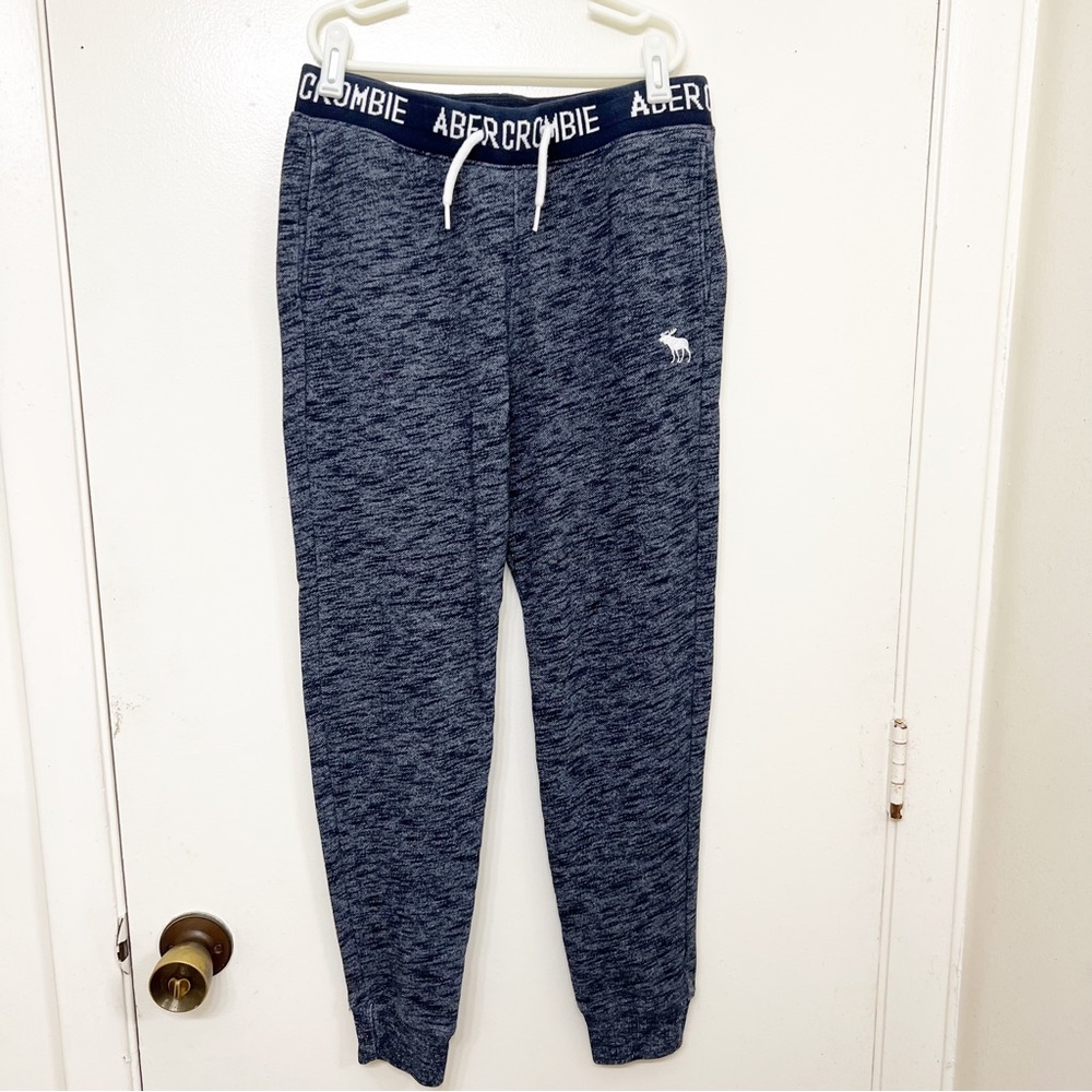 Comfy Abercrombie Kids Navy Blue Joggers Pants Size: 11/12